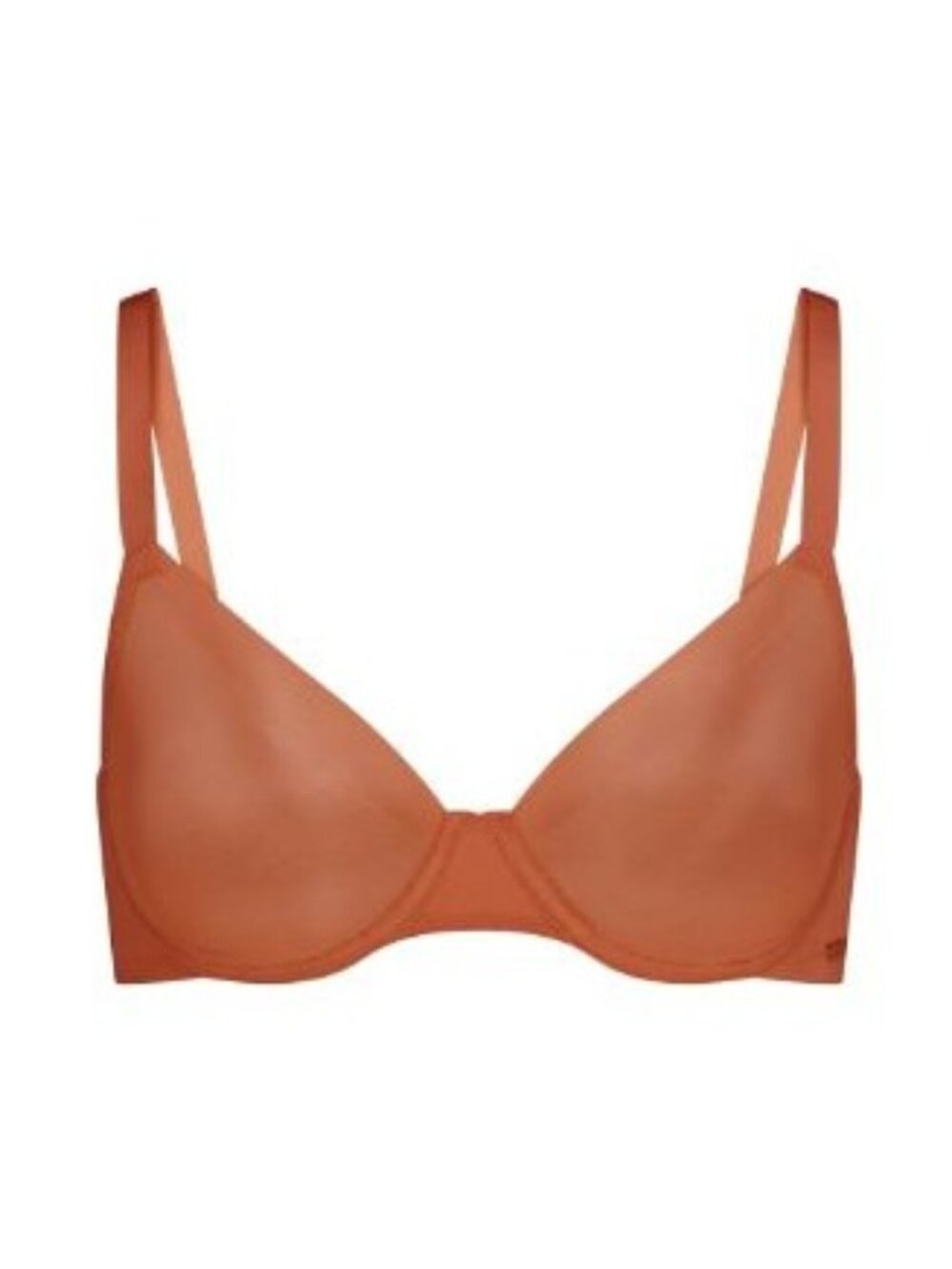 NWT SKIMS FITS EVERYBODY UNLINED DEMI BRA BRONZE - 42H